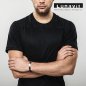 Preview: Lunavit Magnet-Lederarmband Nerone