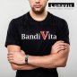 Preview: BandiVita Herren Energiearmband schwarz