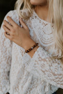 Tragebild Lunavit Magnet-Perlenarmband Aton