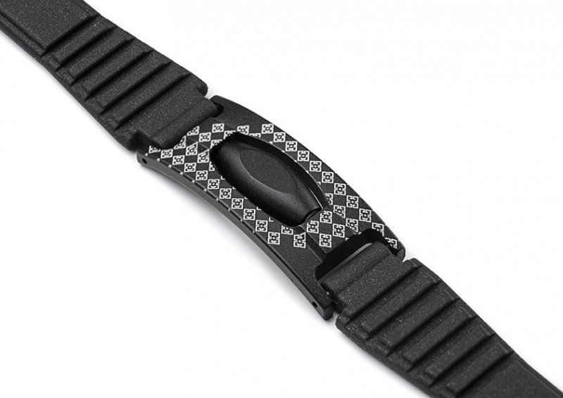 Lunavit Magnetic Silicone Bracelet Carbo Stripe