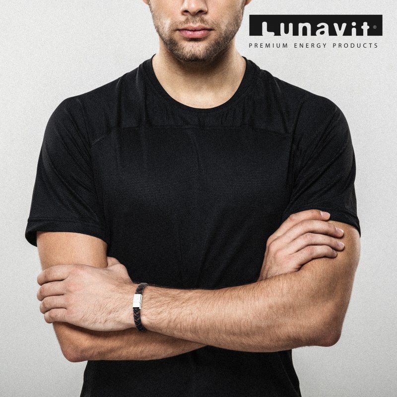 Lunavit Magnet-Lederarmband Nerone