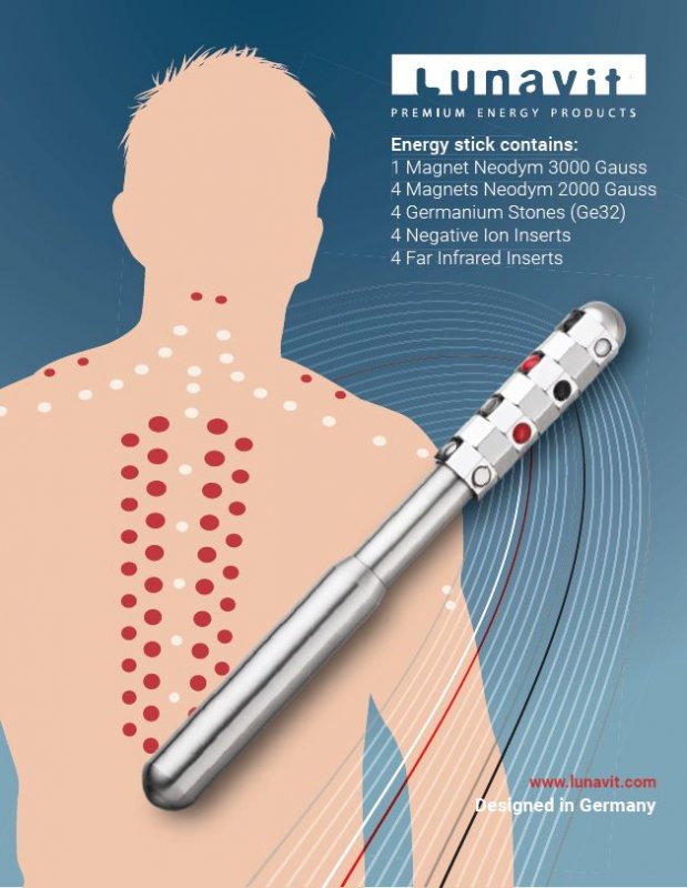 Lunavit Energystick ES-1 Akupressur Vibrationsmassagegerät