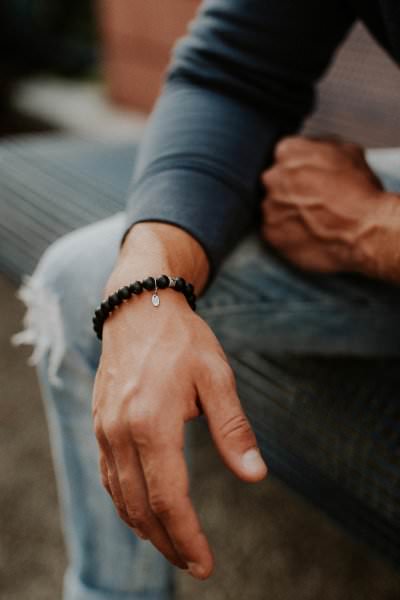 Tragebild Lunavit Magnet-Perlenarmband Talis