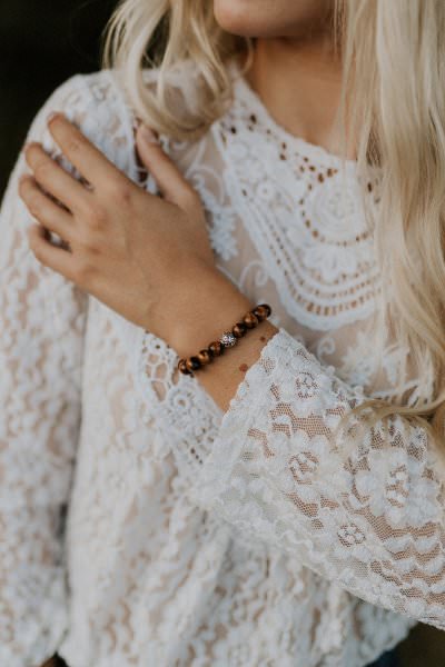 Tragebild Lunavit Magnet-Perlenarmband Aton