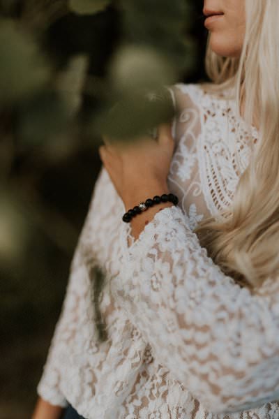 Tragebild Lunavit Magnet-Perlenarmband Talis