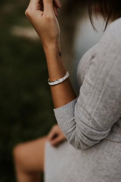 Tragebild Lunavit Magnet-Armband Olymp Jade