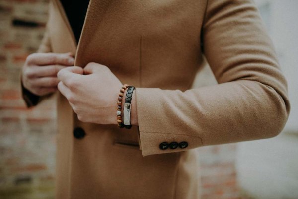 Lunavit cooles Lederarmband Nexus mit Magnete perfekt gestylt für jedes Outfit