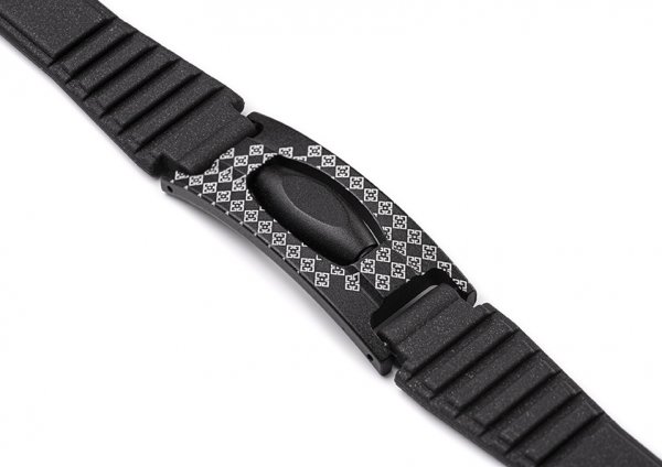 Lunavit Magnetic Silicone Bracelet Carbo Stripe