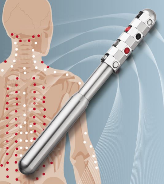 Energy Stick mit Akupressurpunkten Lunavit Energystick ES-1 Akupressur Vibrationsmassagegerät