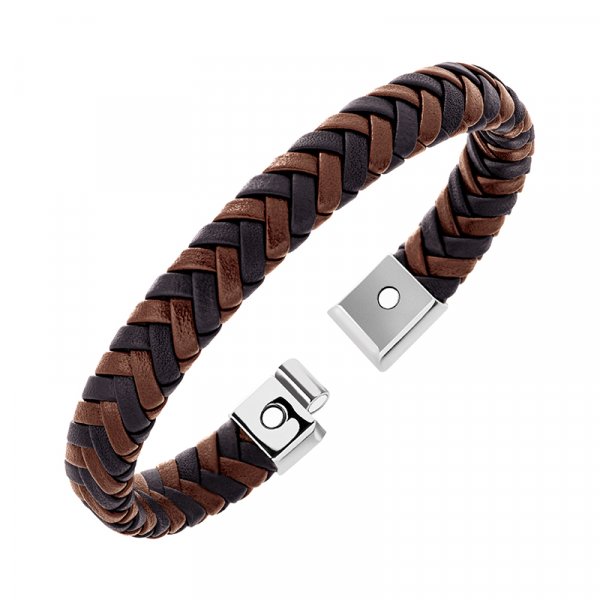 Produktbild Lunavit  Magnet Lederarmband Nerone