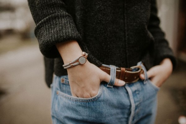 Lunavit Duftarmband für moderne, coole und besondere Styles in Grau