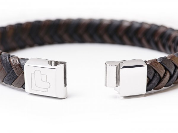 Produktbild Lunavit  Magnet Lederarmband Nerone