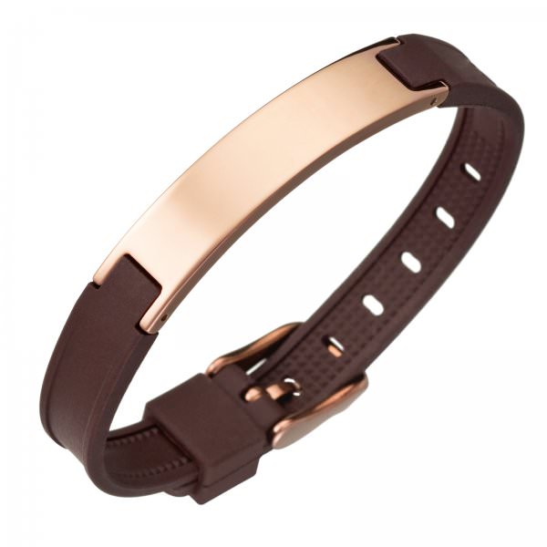 Lunavit Magnet Silikonarmband Pure Gold