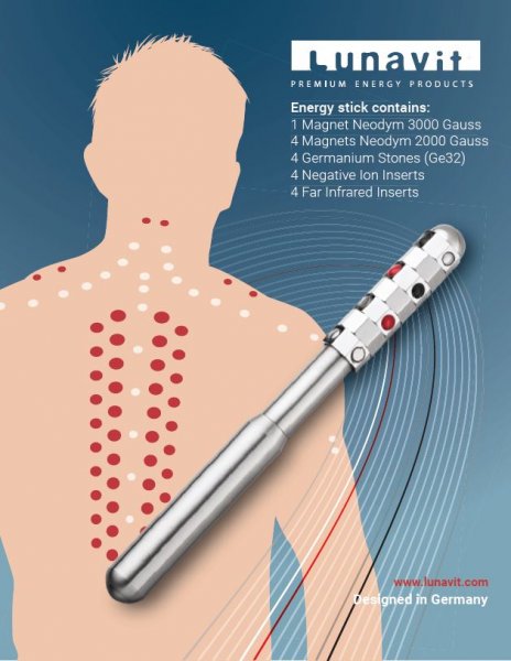 Lunavit Energystick ES-1 Akupressur Vibrationsmassagegerät
