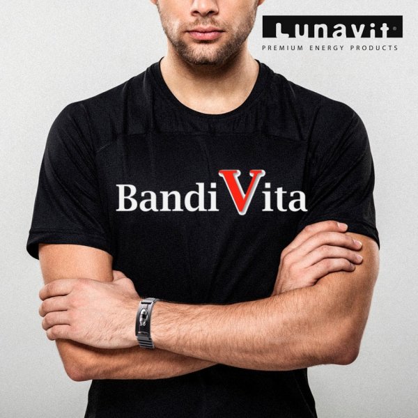 BandiVita Herren Energiearmband schwarz
