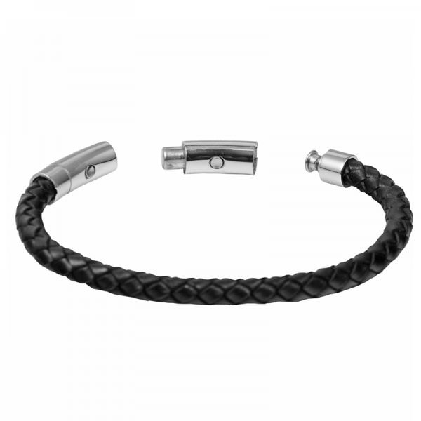 Slim Plait Schwarz Offen